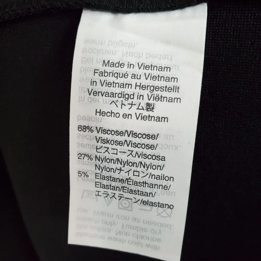 J Crew NWT Size 4 Dress Ponte Knit Shaped Fit Long Sleeve Round Neck Black - Picture 8 of 10